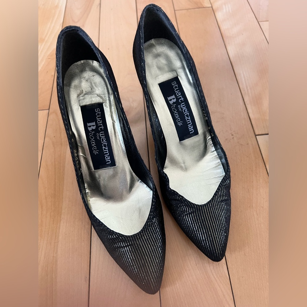 Stuart Weitzman for Browns Textured Heels size 4